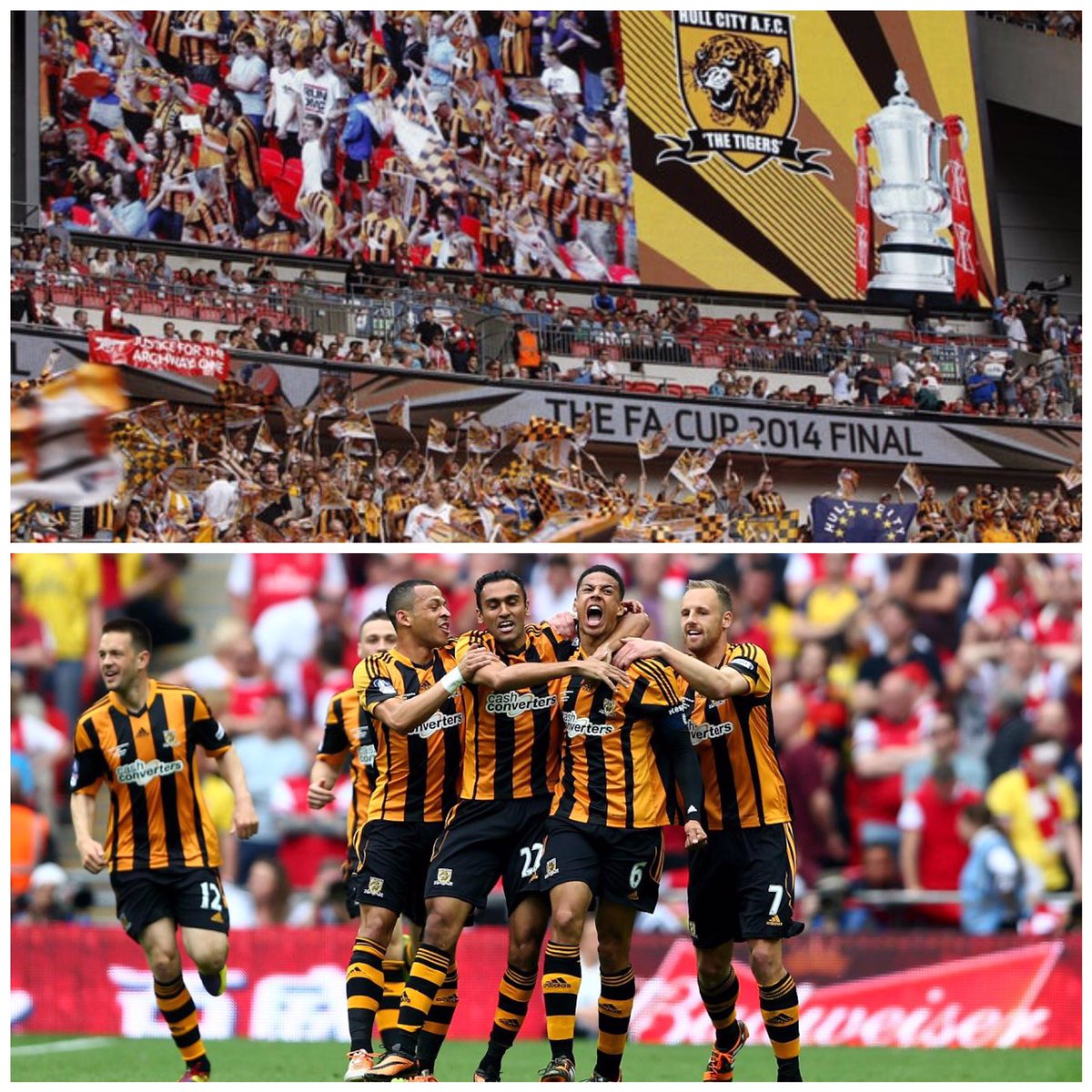 the hard work to get promoted back to The Premier League, survive, make a FA Cup Final, enter into Europe for the first time, to only chuck it away for a point at Stoke, the hard work for myself to fall back in love with  #hcafc as the dismantling began by our owners......