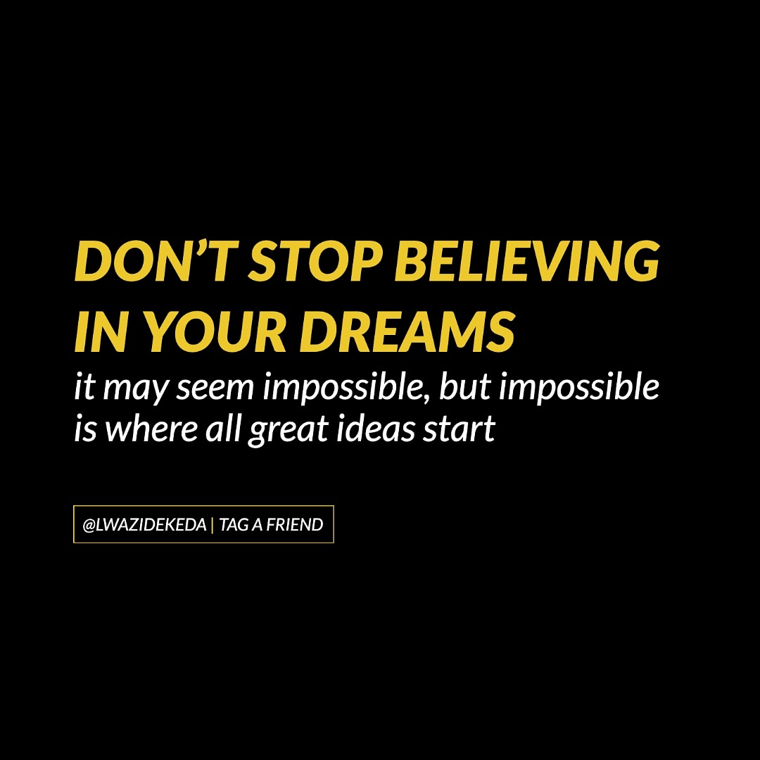 lwazi_dekeda's tweet photo. You must never allow your dreams to die in the valley of potential.
#JustDoIt
#PowerForYourLife https://t.co/MuMpyRa8ft