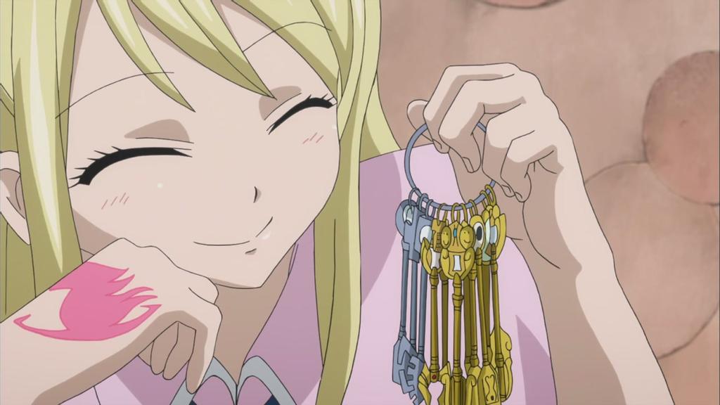 stan_fairytail's tweet photo. FACTS: Lucy was originally supposed to use cards in summoning her celestial spirits but Hiro taught it might resembe/copied  a manga/anime so he use keys instead.🗝 https://t.co/oDT8eoPsDz