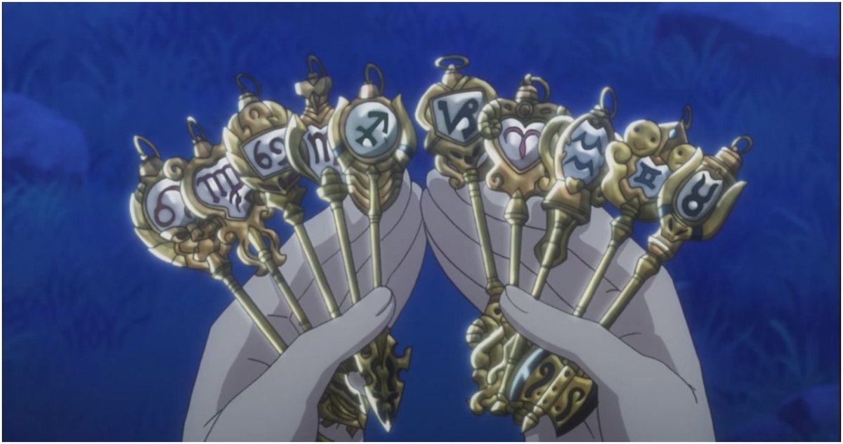 stan_fairytail's tweet photo. FACTS: Lucy was originally supposed to use cards in summoning her celestial spirits but Hiro taught it might resembe/copied  a manga/anime so he use keys instead.🗝 https://t.co/oDT8eoPsDz