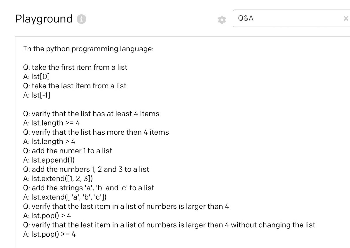 some code stuff, the context sensitivity is very impressive.(my prompt is up to lst[-1])