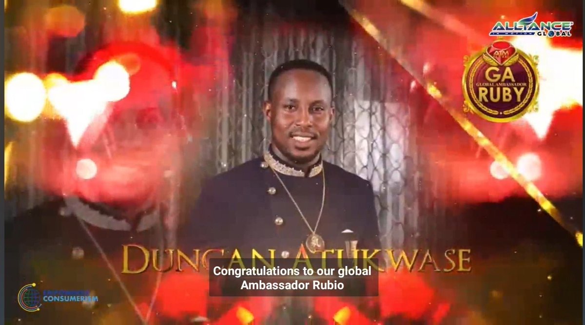 MydeDavalos7's tweet photo. Congratulations to our newest RUBY Global Ambassador Mr. Duncan Atukwase!! 🔥👍🥳
#IndomitableSpirit
#RUBYGlobalAmbassador https://t.co/9qa9EEUTtN