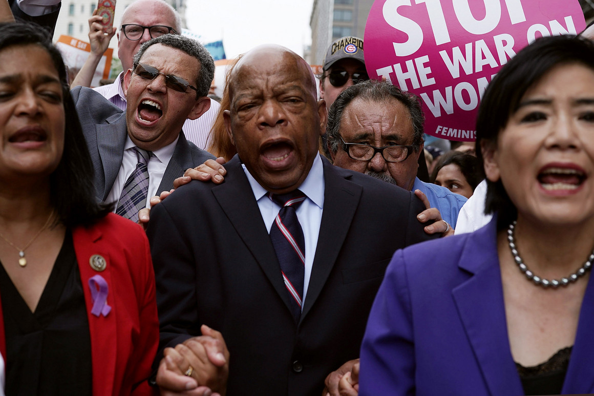 As time passed, John Lewis came to be seen as the living embodiment of the civil rights movement.More photos from his life and legacy:  https://politi.co/3jdhF53&nbsp;Full story:  https://politi.co/3hbevgj&nbsp;