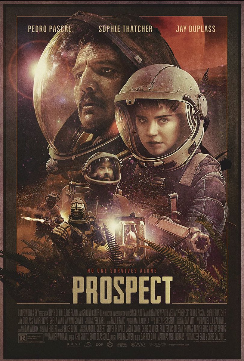 Finally watched PROSPECT on Hulu and absolutely loved it. A little bit FIREFLY, a little bit THE LAST OF US, a little bit something else entirely. Pedro Pascal is so damned impressive.