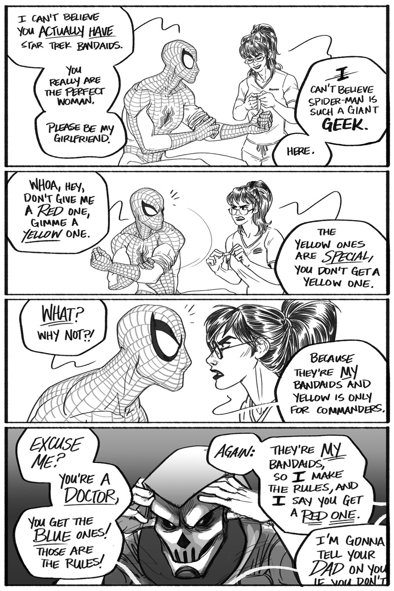 I also wrote a Spider-Man AU comic called A Study In Scarlet And Blue that you can also read for free, if you want to see something other than my original work!

Read it here: https://t.co/v3fvZmZ2Vg
Download your own copy here: https://t.co/HCySklcT8n 