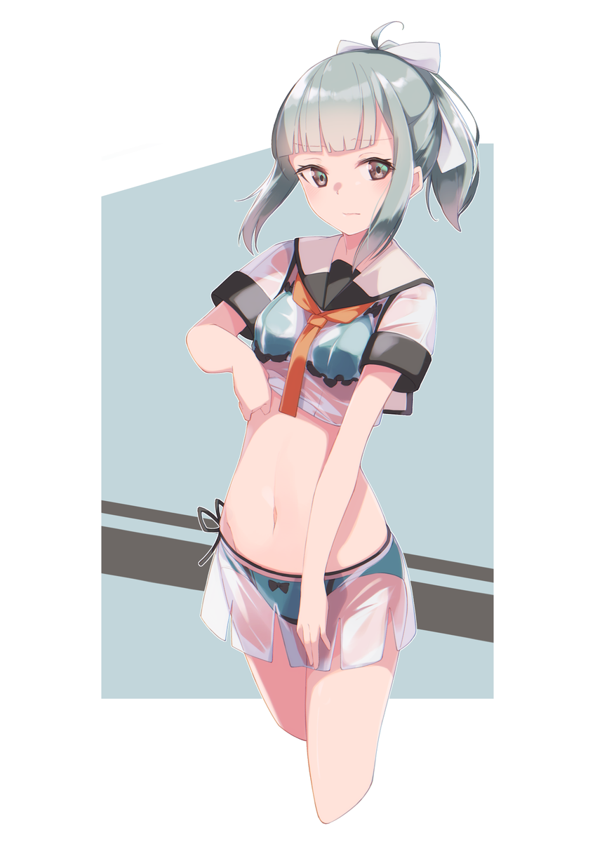 夕張(艦これ) 「艦これとうちの子描いてます

#誰か優しい人が拡散してくれてフォロワーさんが増え」|Uut．💉×4のイラスト