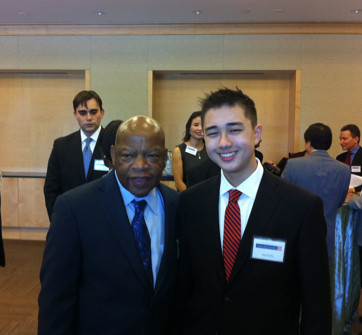 Min Jin Lee On Twitter My Family Met The Extraordinary John Lewis In 2013 He Was Generous Brilliant And Kind To My Son And They Talked About Civil Rights Sen Hiram Rhodes