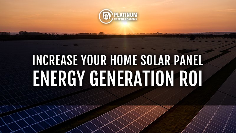 Increase Your Home Solar Panel Energy Generation ROI
#RowanEnergy #Blockchain #SolarPanelEnergy #REGO #GreenEnergy
bit.ly/3gLUFrW