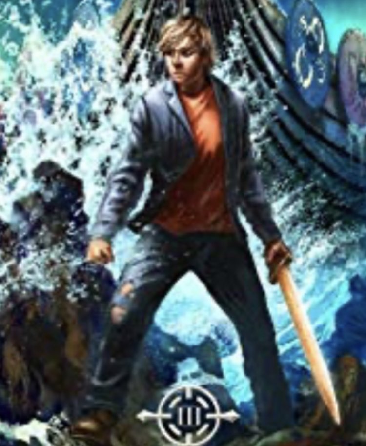 eddiedski's tweet photo. Who is this man? Not Magnus Chase, no, no. This ain’t our favorite Kurt Cobain impersonator. This is clearly the Norse Will Solace. https://t.co/a2OuChEEhq