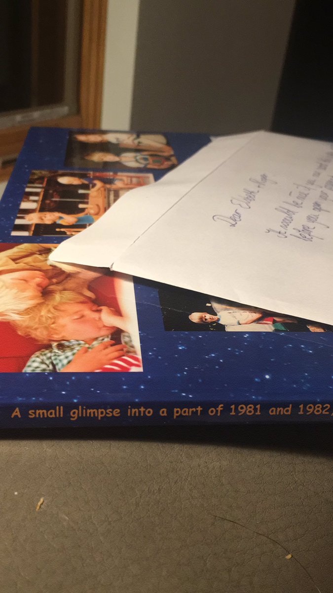 Inside the box were an envelope, two wrapped packages and some recipes. The letter was addressed to me and my bro and asked us to read it together before unwrapping my gifts.