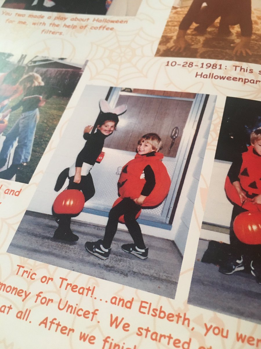 And pictures - hundreds of pictures - of us as new Canadian kids in early 80s Calgary. Taken by this young woman, during her 7-month stay. Our green bungalow. My Halloween costume  from the year I was 5. Us at a neighbours’ rural property. Most I had never seen before.