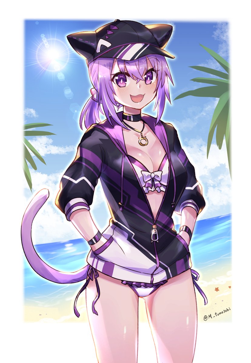 猫又おかゆ 「#女の子のイラストだけで興味を持ってくれる方へ届け 」|トモヨヒのイラスト