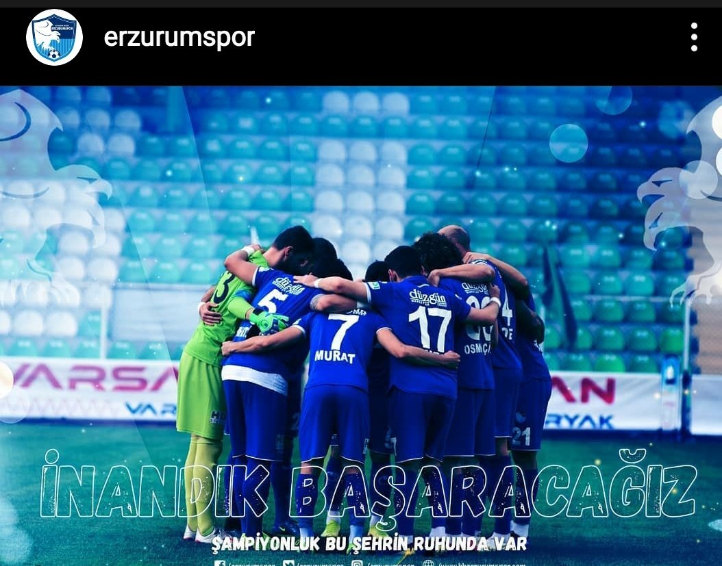 #inandıkbaşaracağız
#efsanegeridönüyor
#konsantrasyon
#Erzurumspor