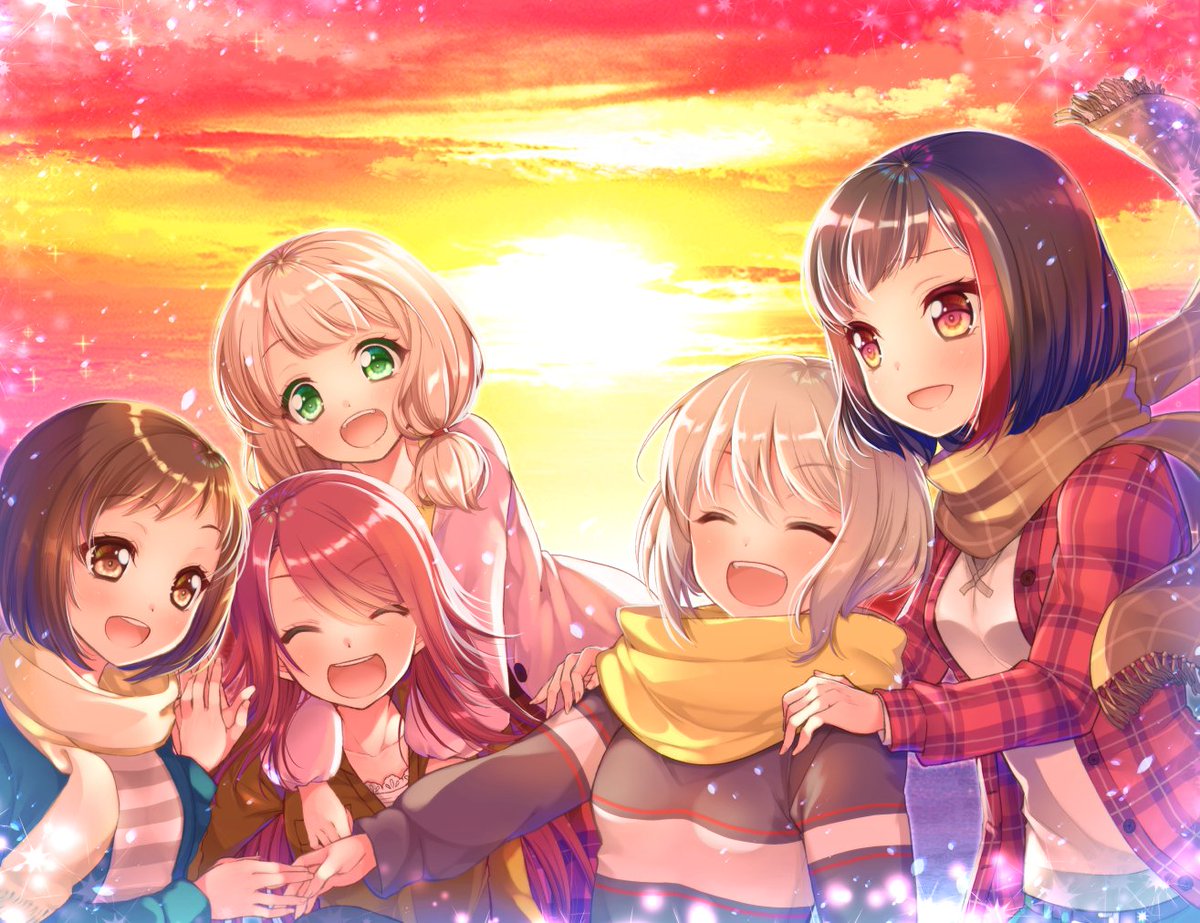 「バンドリver
#女の子のイラストだけで興味を持ってくれる方へ届け 」|つるぎ輝のイラスト
