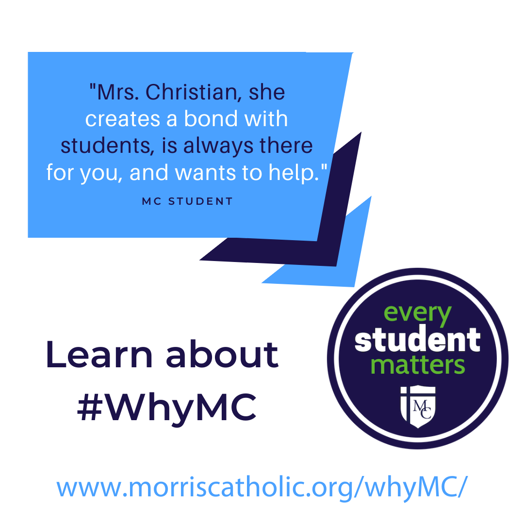 MCHSCrusader's tweet photo. Several of the students who told us #WhyMC loved to give specific examples of their favourite teachers. We are fortunate to have Mrs. Christian in our English dept! https://t.co/wCFtgJ6055