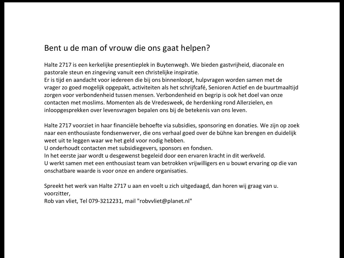 Fondsenwerver gezocht! Kom jij ons prachtig team versterken?