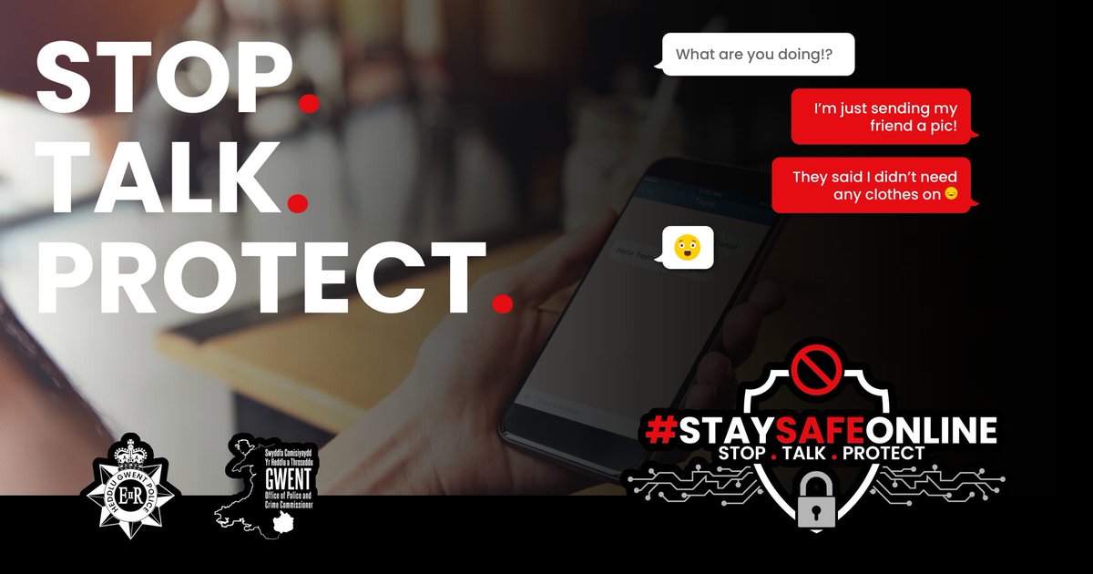gwentpolice's tweet photo. Do your children have social media accounts? 💭 🤔 

If you’re wondering how to talk to your children about online safety, and would like to find out more, visit our website to learn about:

👨‍👦‍👦 Parental controls
🤳 Image sharing
☹️ Cyber bullying

🖥https://t.co/c3cNJ9WGRt https://t.co/J8ZZQQTOz2