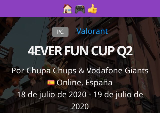OmegaEsportsES's tweet photo. 🏆Hoy segunda oportunidad de clasificar en el quali de @GiantsGaming y @chupachups_es . 

👌🏼La semana pasada nos quedamos a las puertas y hoy esperemos conseguirlo! 
#OmegaEsports https://t.co/G89sTN2mQj