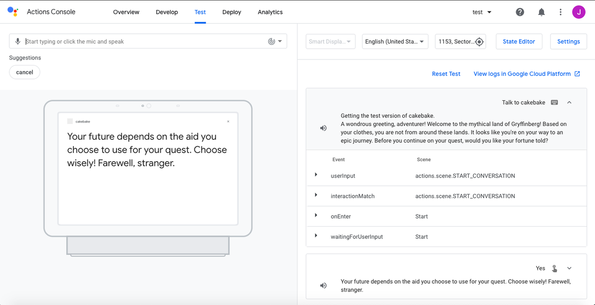 code_w_coffee's tweet image. Developer Days 1: Actions on Google.
@gdg_nd @WTM_Delhi @GoogleDevsIN #DeveloperDays #GDGND #ActionsOnGoogle