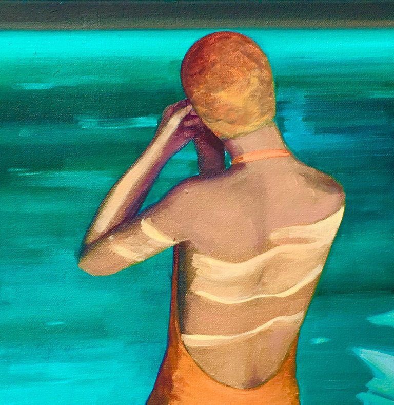 franch_laura's tweet photo. La semana pasada prometí compartir, cada fin de semana, la obra de artistas que pinten el verano. Hoy revisitaré el trabajo de la estadounidense Tracey Sylvester Harris (Las Vegas, 1966), de quien compartí obraen su día, al hilo de Hopper y Diebenkorn.

👇🏻Aquí un hilo fresquito. https://t.co/LIvtlYv9uk