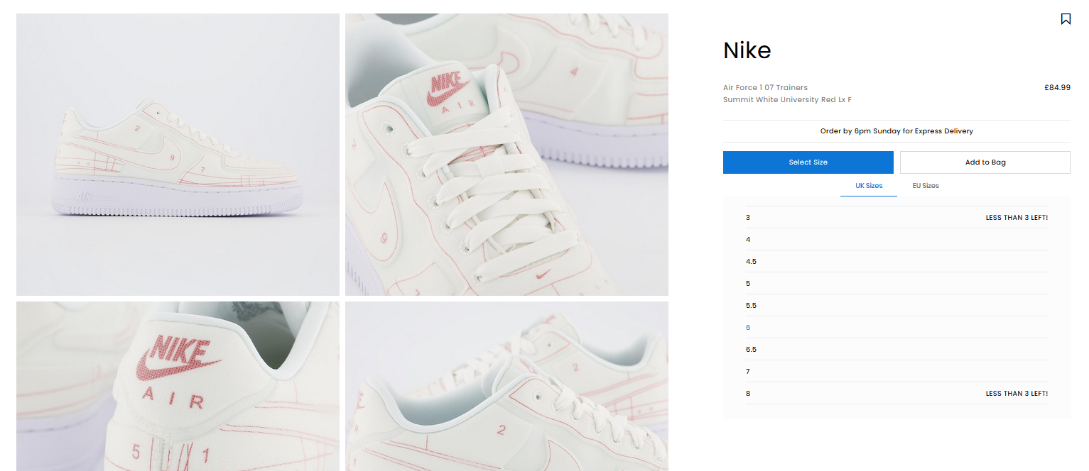 air force 1 07 trainers summit white university red lx f