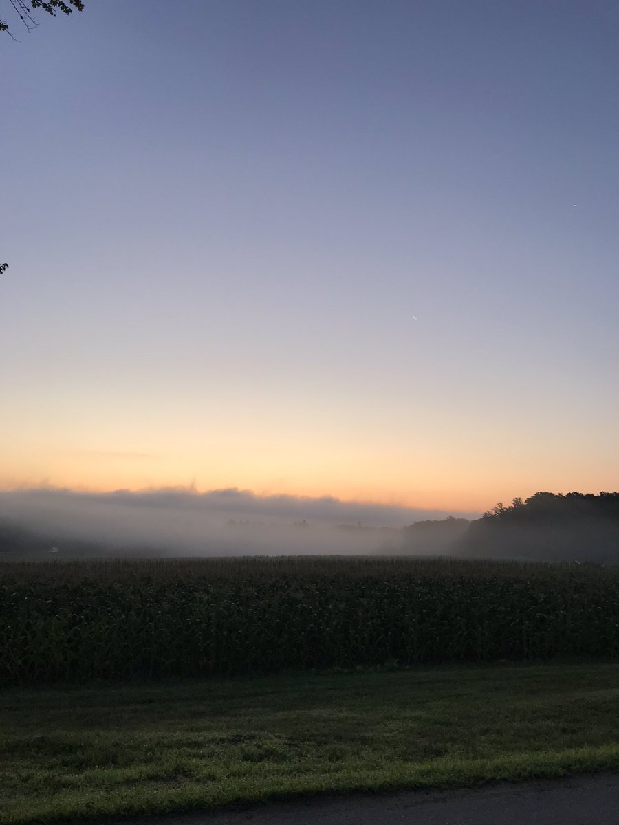 Early morning doughnut making isn’t so bad with this view