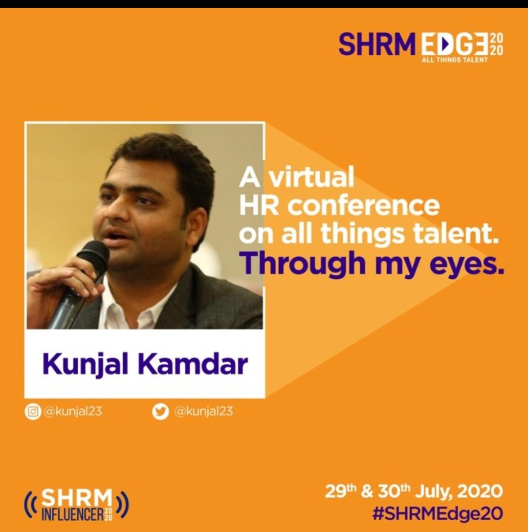 kunjal23's tweet photo. Get ready for the "Biggest Virtual HR Conference" | #SHRMEdge20 - https://t.co/CD5IhdCafd @SHRMindia #AllThingsTalent @achak @shrutsays @ArchanaJerath https://t.co/UX85i934ut