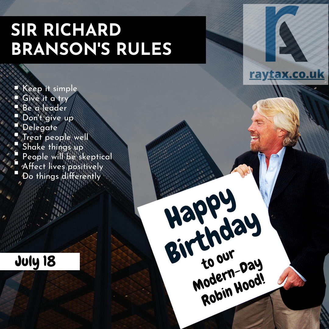 Happy Birthday to Sir Richard Branson  