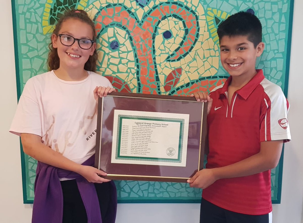 LyppardSchool's tweet photo. Congratulations to K-ci and Alex on receiving the Governing Body Award for Outstanding Contribution to Lyppard Grange. Their commitment and approach to school life and learning has been consistently exemplary. Well done. https://t.co/43W9vD8wG4