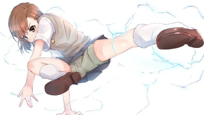 御坂イラスト一部の方から強い愛の込もった
コメントいただけたのでリベンジしました!
前回同様ちゃんとアクションしてるポーズでw
#とある科学の超電磁砲 
#御坂美琴 