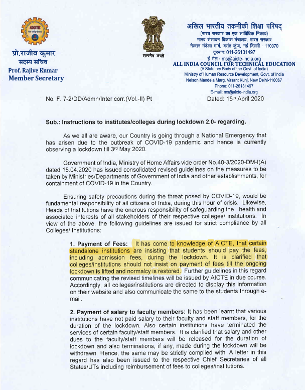vijaytembugade's tweet image. World is facing pandemic, and colleges want to charge the fees for students and that is within 3 or 4 days. !! What the hell!! Here is Notice from  Rajiv Gandhi Institute of Technology, Mumbai.@CMOMaharashtra @PawarSpeaks @supriya_sule  @AmitV_Deshmukh @samant_uday #RGIT