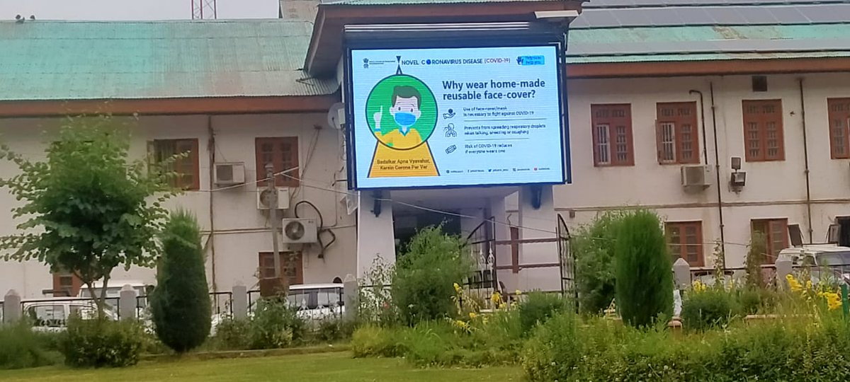 lexastream's tweet photo. #LEXASTREAM completed new outdoor led video wall 15 ft x 10 ft projects installation in commissioner of police headquarters in Jammu & Kashmir. #outdoorvideowall #headquaters #led #ledscreen #covid19 #corona #StayHome https://t.co/vMpxN3N1iX