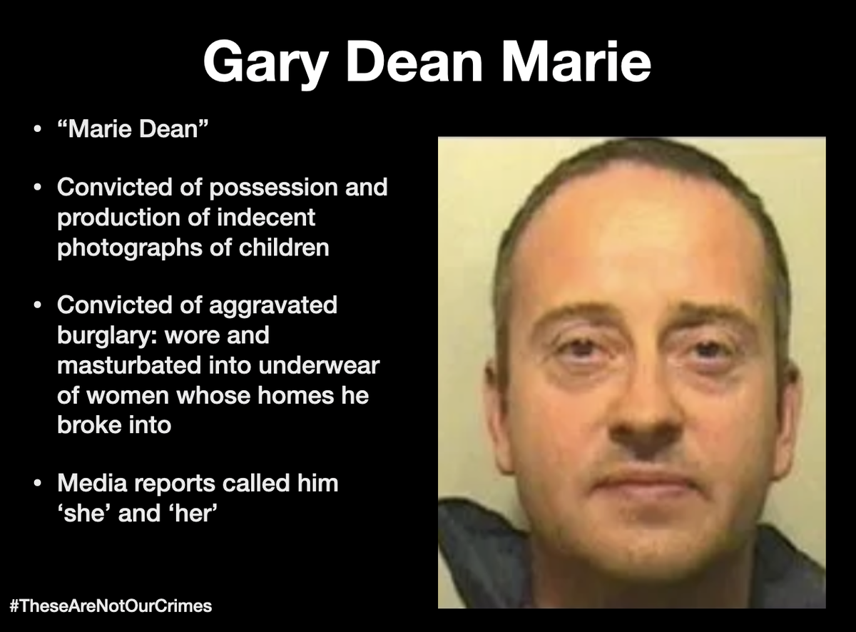 2018: Gary Dean Marie/Marie Dean #TheseAreNotOurCrimes  #KeepPrisonsSingleSex
