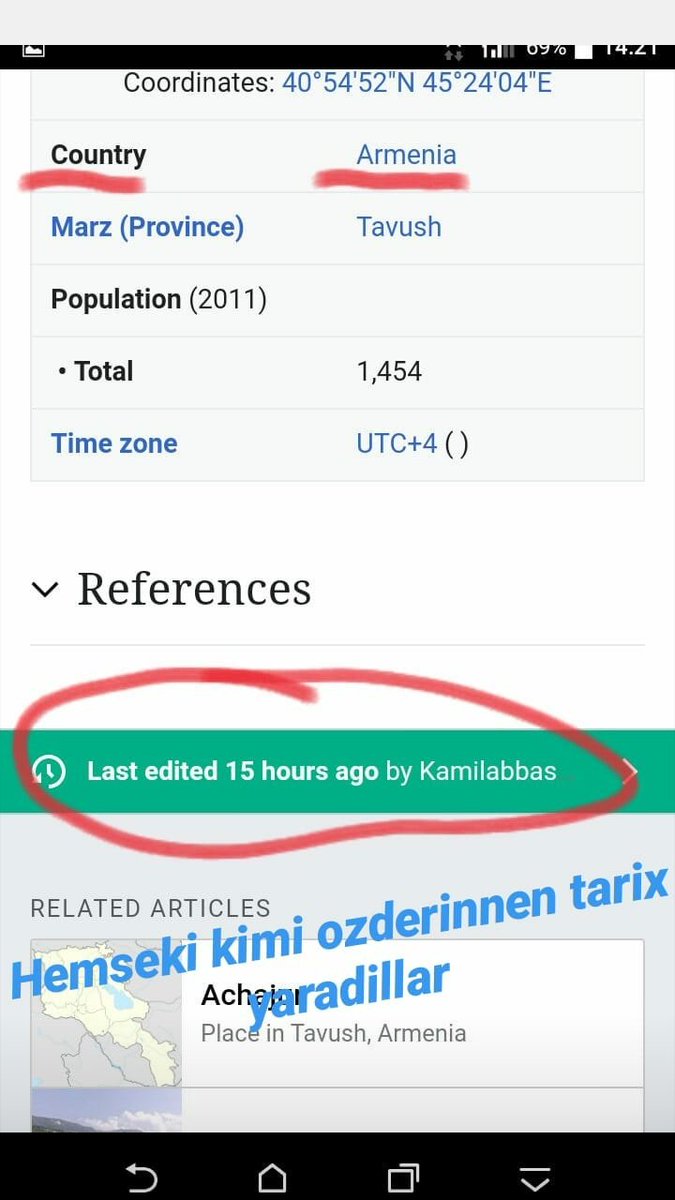 Leman45287717's tweet photo. Hemiseki kimi ozlerinden tarix yazirlar. Bu da 15 saat evvel yazildi. Paylasin !!!
#StopArmenianAggression https://t.co/vyf7VAfzt4