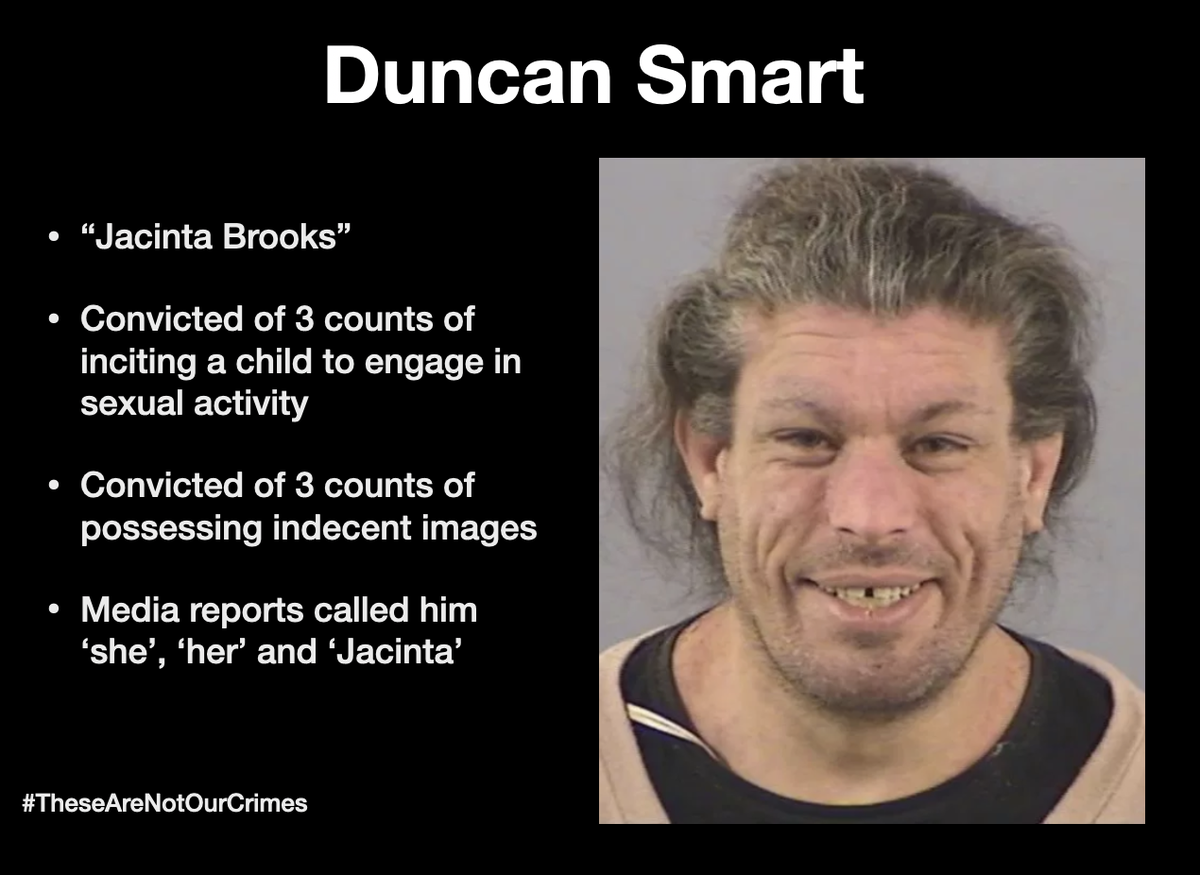 2018: Duncan Smart/Jacinta Brooks #TheseAreNotOurCrimes  #KeepPrisonsSingleSex