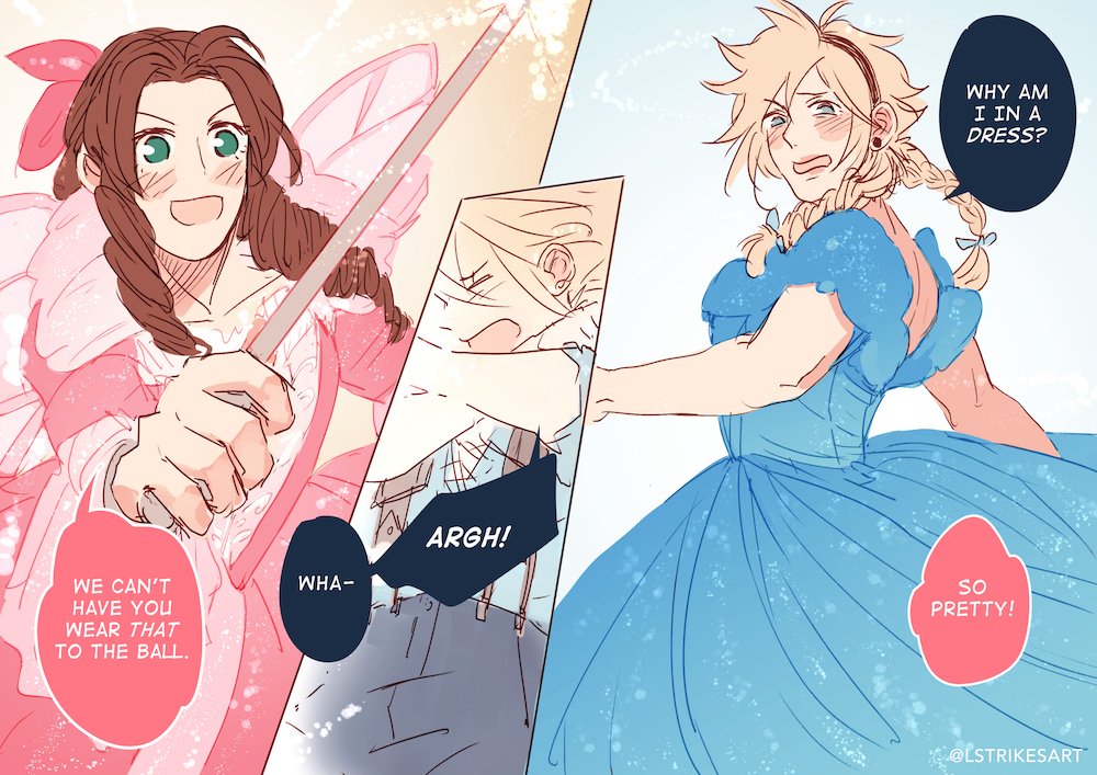LStrikesArt's tweet photo. #zakkura Cinderella AU PART 1! Read left-to-right. I spent way too much time on this. https://t.co/g9hZ1WJgtc