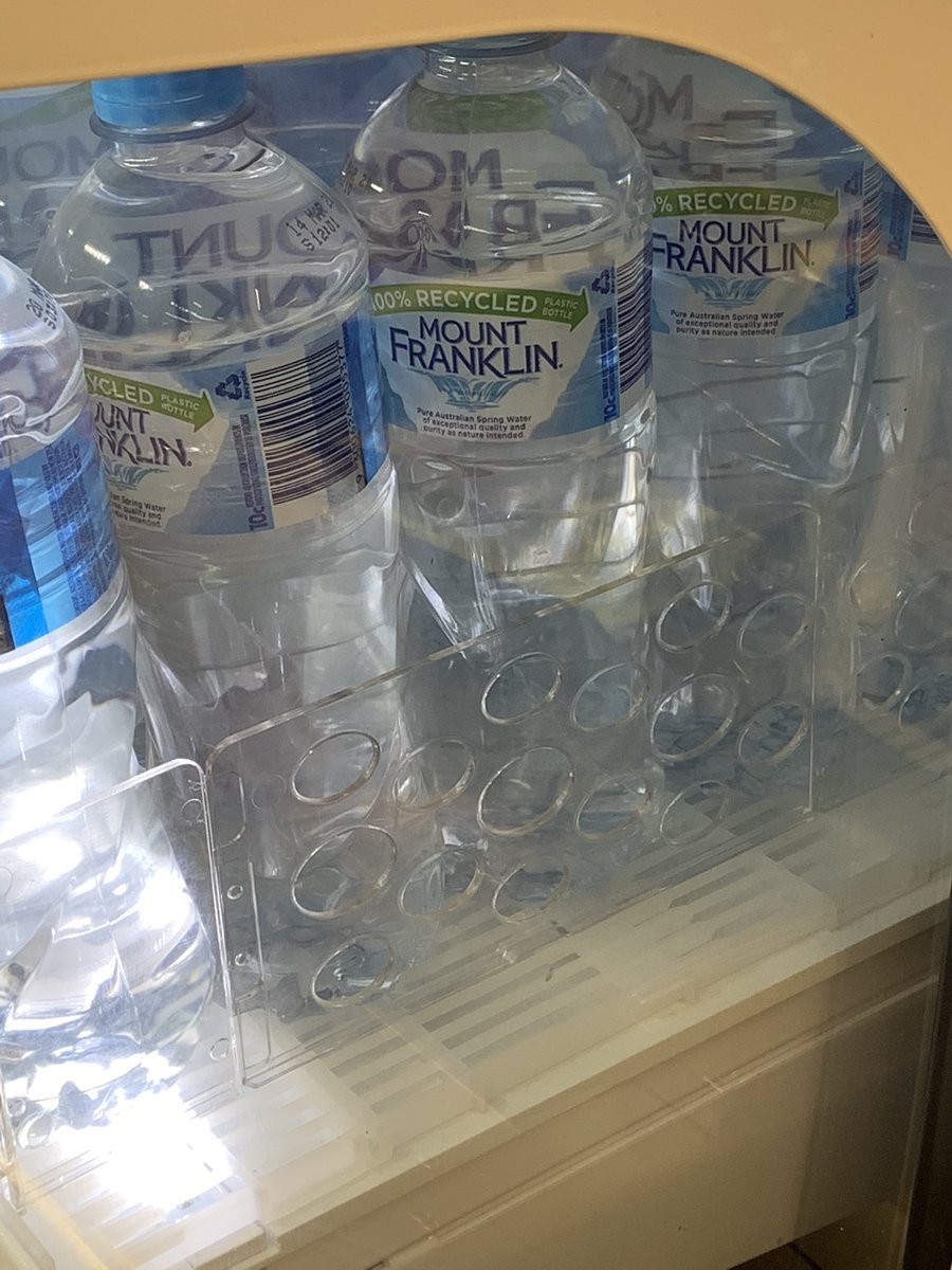 Sdesea's tweet photo. Not sure I’m comfortable paying for recycled water!! https://t.co/StzbvxjVnL