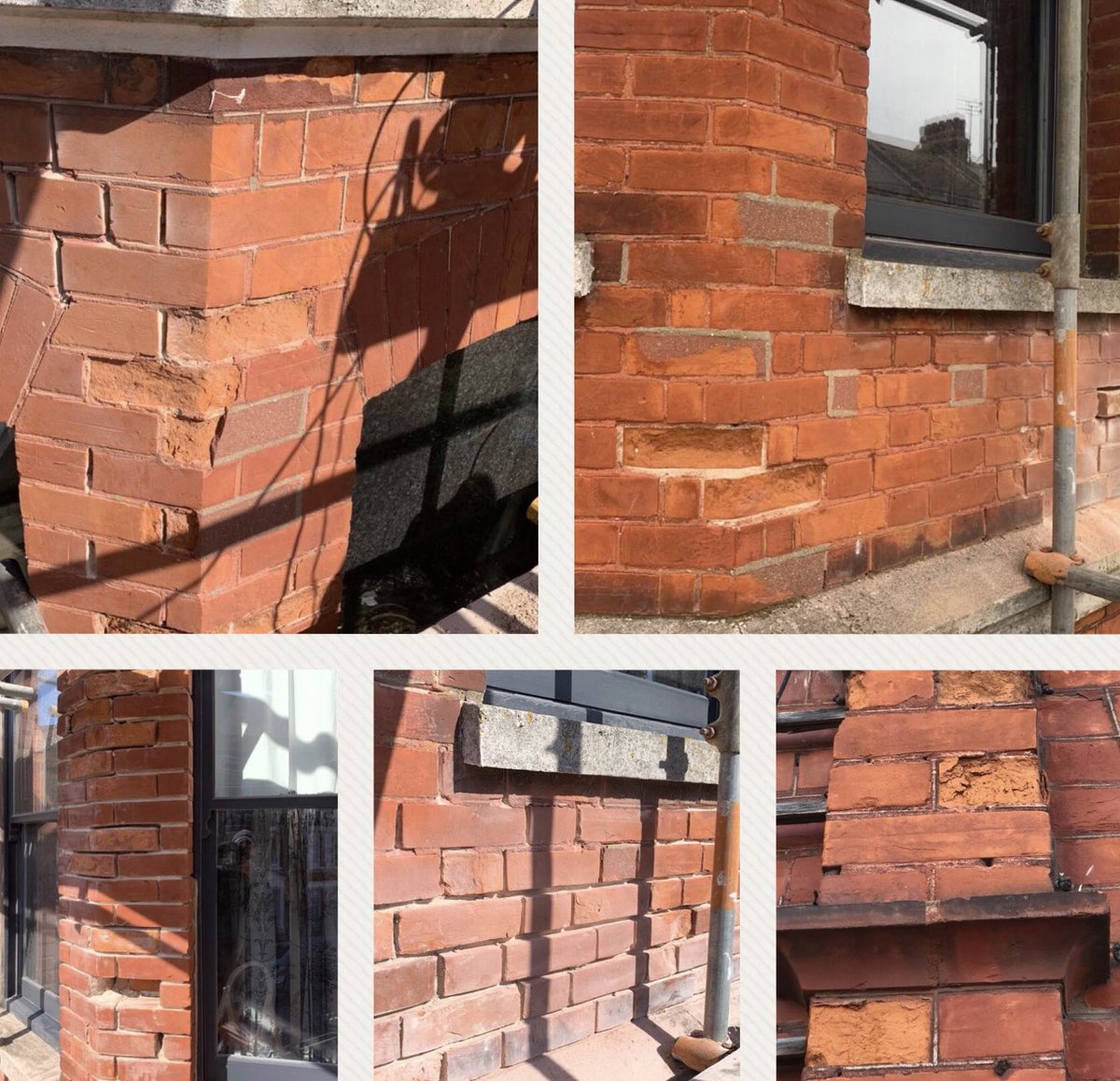 TheHistoricalR1's tweet photo. As you can see from the photos, the bricks On the house were damaged and in need of repair. This is were we come in! This whole front of house has been repointed in a lime mortar mix.
https://t.co/pnzxaeRgfi
#KingOf #Restoration #renovation #smartbuild #repoint #builders https://t.co/d3BnS1pawj