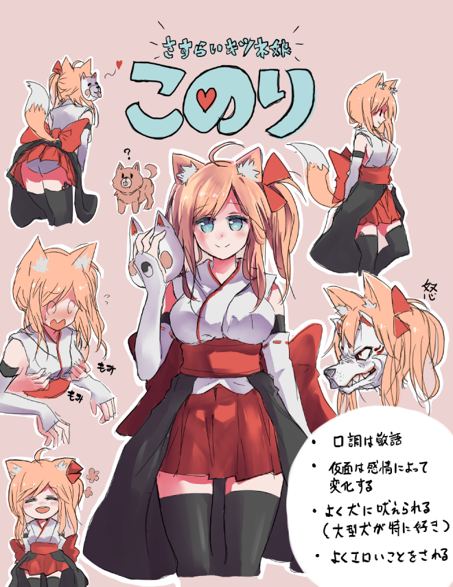 #うちの子の初期設定から今までの変化の流れ
袴スカートいつの間にリストラされてた。 