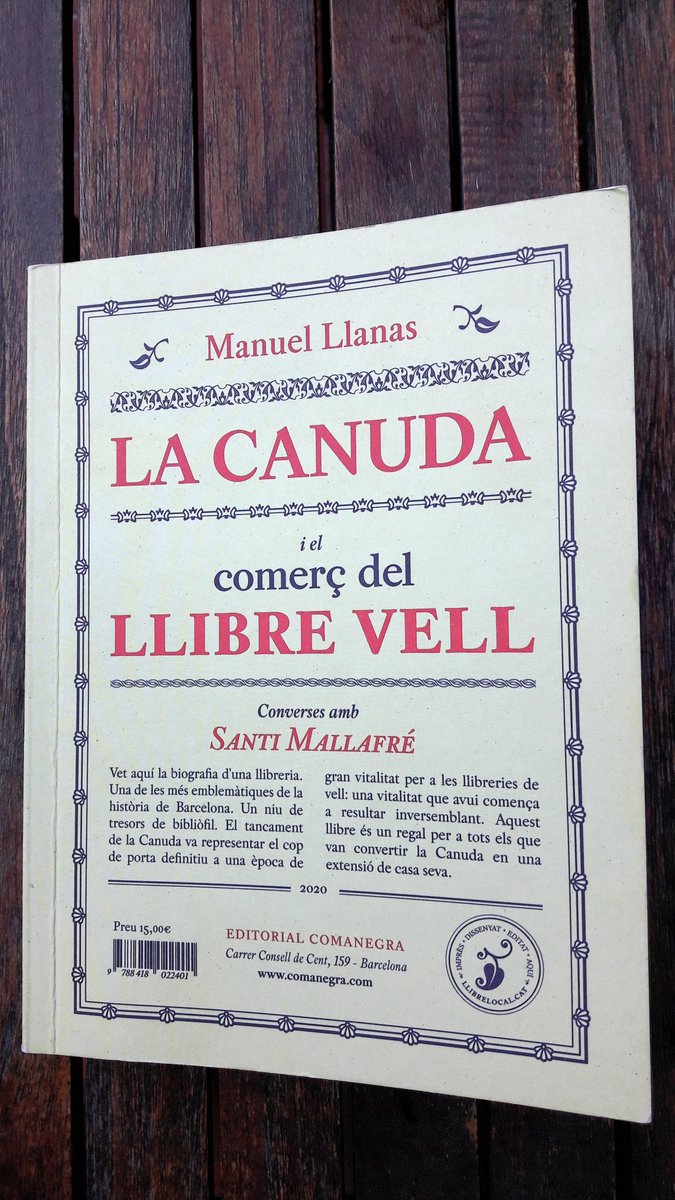 maloslo69's tweet photo. Enyor #llibreries #llibreriesdevell #llegir #canuda @LlibreriaCanuda #cultura @ManuelLlanas @Llibreterscat @gremieditors @Comanegra https://t.co/Errhnp6Pg2