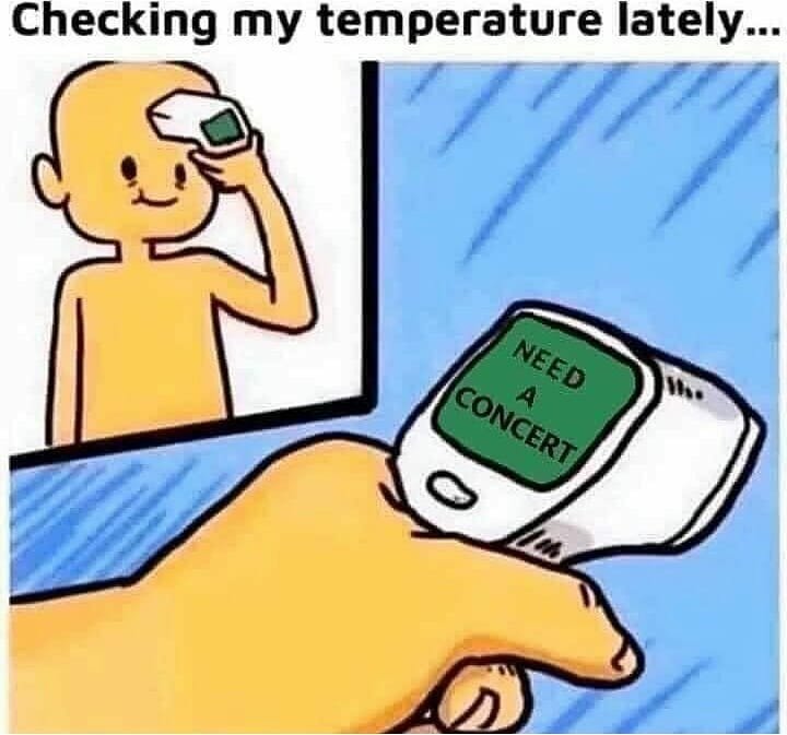TicketFairyIN's tweet photo. What was the last concert you went to? (via shredmasterscott)

#musicjokes #musiclifestyle #musicaddict #memes #memeoftheday #concert #concertlife #theticketfairy #ticketing #ticketsales #weekend #weekendmood #quarantine #quarantinelife #quarantinememes https://t.co/3Dsws3L7qz