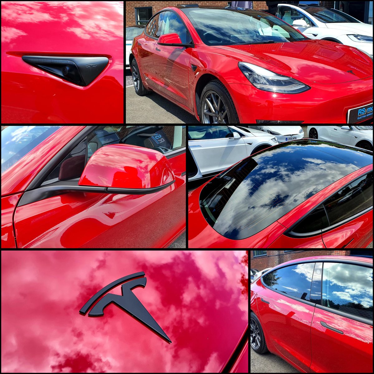 RSymonsLTD's tweet photo. Chrome delete red model 3 looks insane😍 #multicoatred #chromedelete #dechrome #dechromed #dechromedtesla #teslaownersgroup #toguk #model3owners #model3uk #teslaownersgroupuk #rsev #tinted #tintedtesla #customtesla https://t.co/QtSajvTqeK