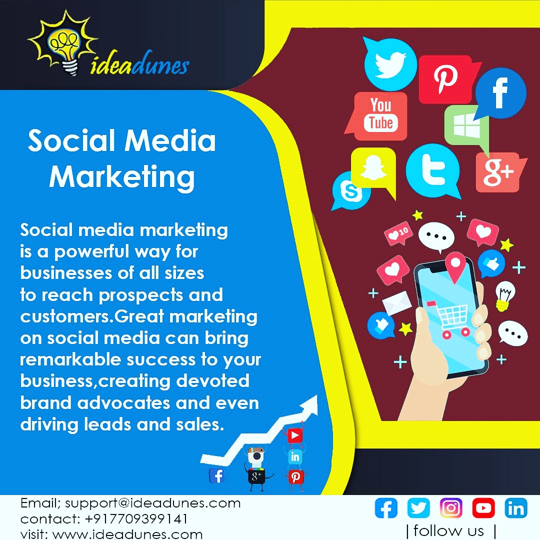 IdeaDunes's tweet photo. #SMM is a medium to build buzz &amp; awareness for your brand,product or service &amp; establish an identity in the digital world.From #self-promotion on channels to working with #ideadunes will help you build influence &amp; tout the benefits of your company.#Goal of driving #sales via #smm https://t.co/jIMgRsqm4h