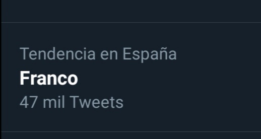 Llamadme loca pero yo estoy flipando :/
Tanto le cuesta a la gente entender que "Arriba España" es una expresión FRANQUISTA y que con #FelizAlzamiento y #18deJulio están celebrando el comienzo DE UNA GUERRA CIVIL???? -3729472 de IQ me comentan