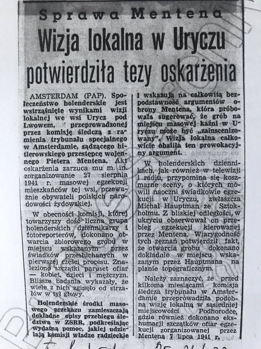 ogorekmagda's tweet photo. Holenderski SS-man Pieter Menten zabija polską inteligencję we Lwowie. Kradnie Polakom dzieła sztuki takiej wartości, że po IIWŚ zostaje 7.najbogatszym człowiekiem w Holandii. Umiera w 1987r. w luksusie.

W 2020 Holendrzy długopisem NYT sugerują, że Polska ukradła im obrazy. https://t.co/fEKHY4W5vH