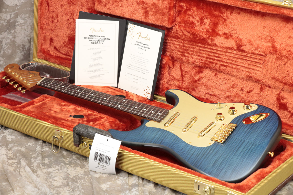 日本古来の伝統的技術「藍染め」を用いた超レアストラト登場！限定15本