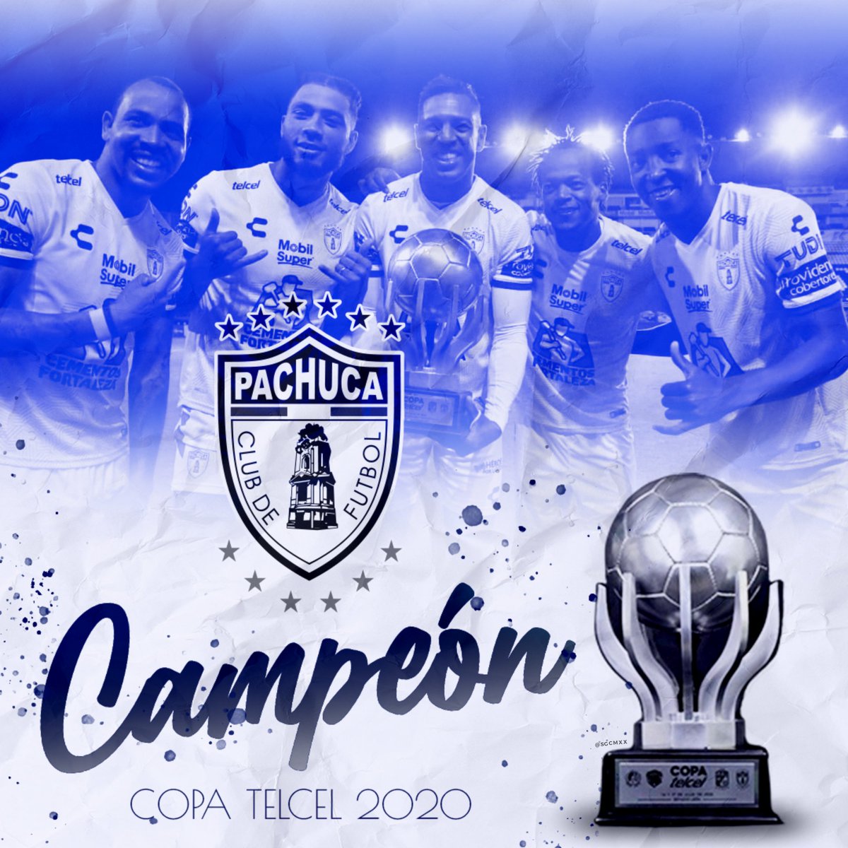 sgcmx's tweet photo. 🎨🏆💙 #CopaTelcel // @Tuzos https://t.co/KJgDucmQ2S