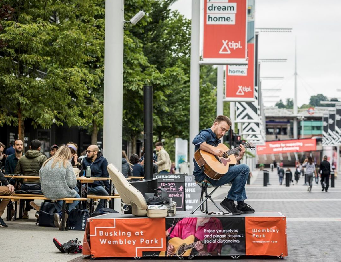 BuskInLondon's tweet photo. The perfect way to spend Sat &amp; Sun is in the tree lined boulevards of @WembleyParkLDN while listening to fantastic Busk In London talent! 🎤❤

Check out the line-up!
@john_clapper @JoulieFox @georgepricebass @Kozysworld @emmaandtheidles @Shannyblues @Lucymaywalker https://t.co/Vav3fmrxB5