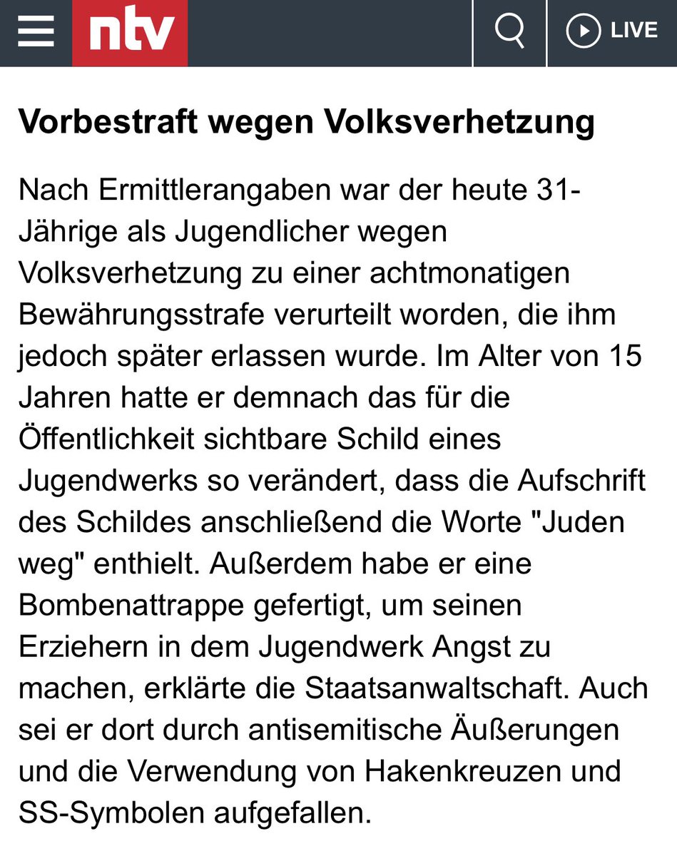 stephanpalagan's tweet photo. Faszinierend wie kreativ Journalist*innen werden, wenn es darum geht Kriminelle ohne Migrationshintergrund zu verharmlosen.

Heute: @ntvde mit dem Begriff „Waldläufer“.

Wer dabei an den sympathischen Aragorn aus Herr der Ringe denkt, liegt nur unwesentlich falsch.

#Oppenau https://t.co/QWrrv2zLGt