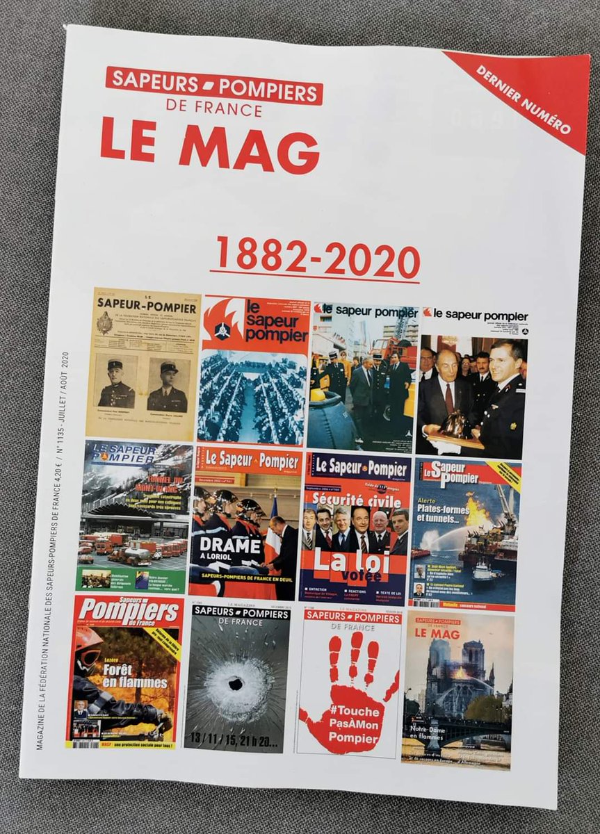 udsp37's tweet photo. Après 138 ans d'existence, le magazine des @PompiersFR tire sa révérence...🥺🗞️
@SoldatsdufeuMag devient le seul titre professionnel du secteur et proposera bien sûr une place pour la #FNSPF et ses organisations 👌
Merci à toute l'équipe de
#SPMag 💕 https://t.co/YnvZ9LcmML